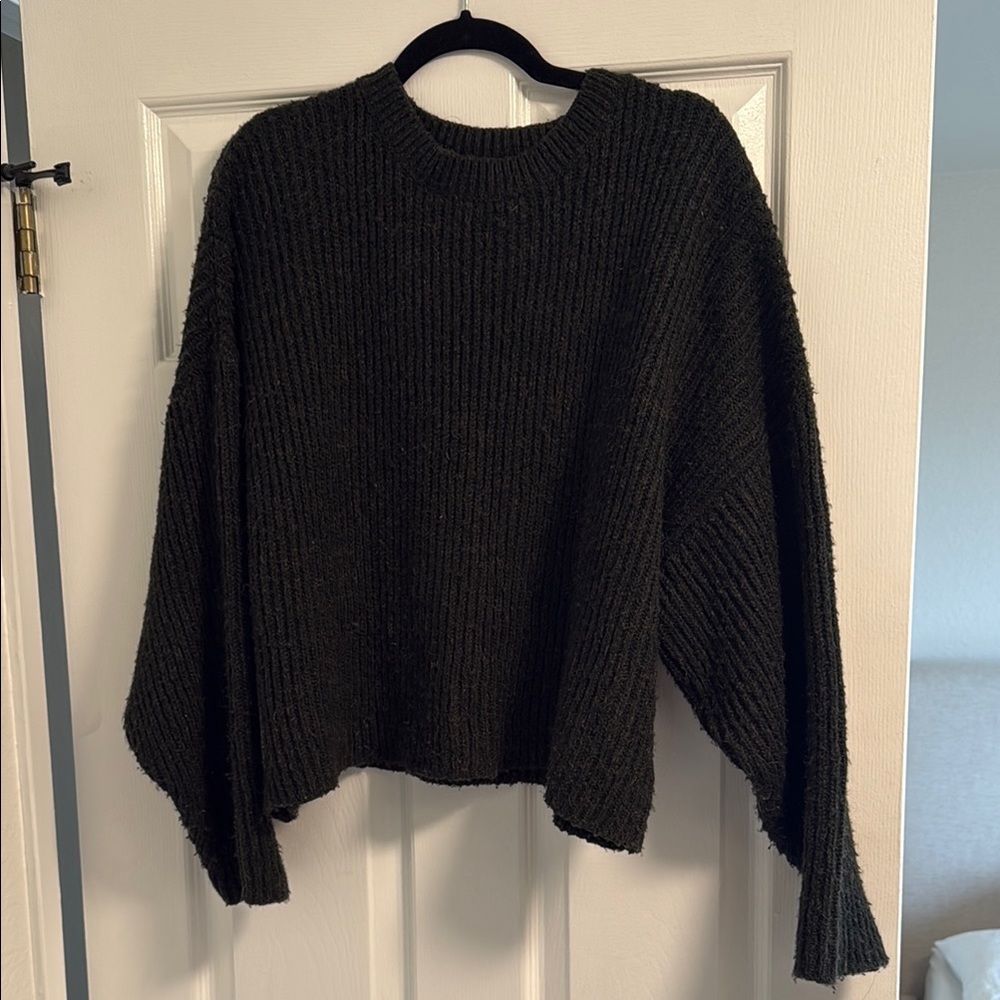 Dark Green Knit Sweater